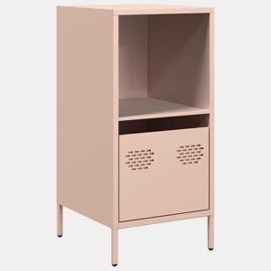 Aparador - Bufete - Móvei de apoio 35x39x73,5 cm aço laminado a frio rosa pt2311