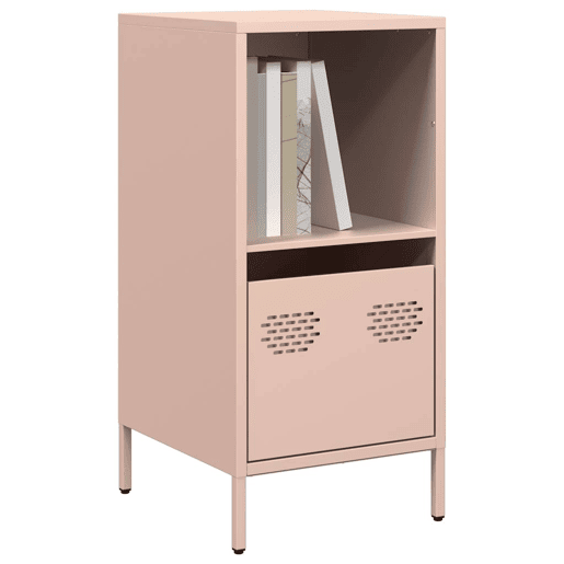 Aparador - Bufete - Móvei de apoio 35x39x73,5 cm aço laminado a frio rosa pt2311