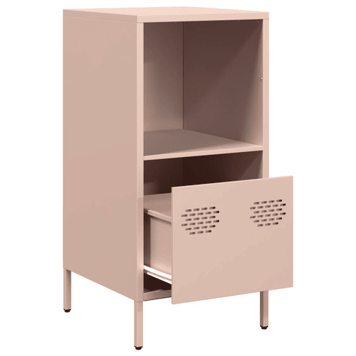 Aparador - Bufete - Móvei de apoio 35x39x73,5 cm aço laminado a frio rosa pt2311
