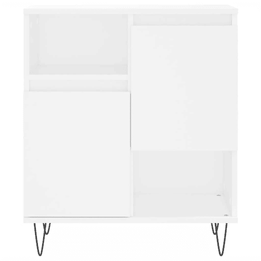 Aparadores - Bufetes - Móveis de apoio 2 pcs derivados de madeira branco pt5084