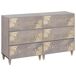 Aparador - Mueble de almacenamiento 2 pcs 60 Aparador - Mueble de almacenamiento 2 pcs 60 Gris