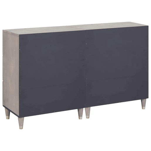 Bufete - Móvei de apoio 2 pcs Cinzeto 60 x 33 x 75 cm Madeira de manga maciça pt11