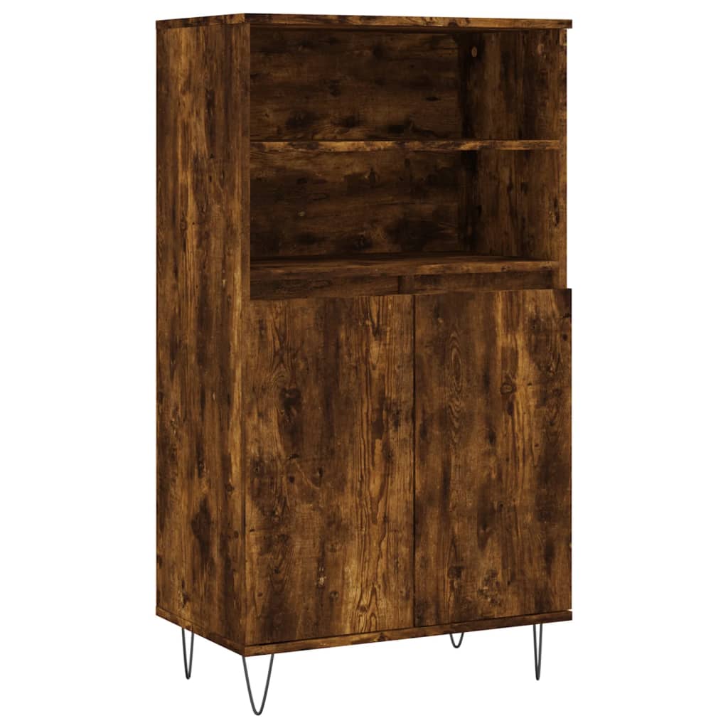 Aparador alto - Mueble de almacenamiento 60 Marrón