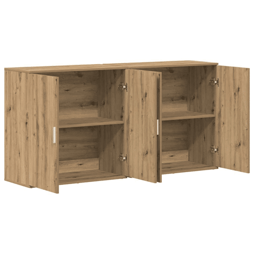 Bufete - Móvei de apoio 2 pcs Carvalho Artesanal 79 x 38 x 80 cm pt29 Bufete - Móvei de apoio 2 pcs Carvalho Artesanal 79 x 38 x 80 cm pt29