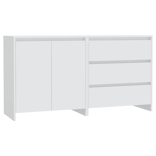 Aparadores - Bufetes - Móveis de apoio 2 pcs madeira processada branco pt2151