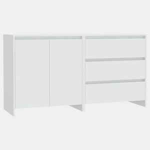 Aparadores - Bufetes - Móveis de apoio 2 pcs madeira processada branco pt2151