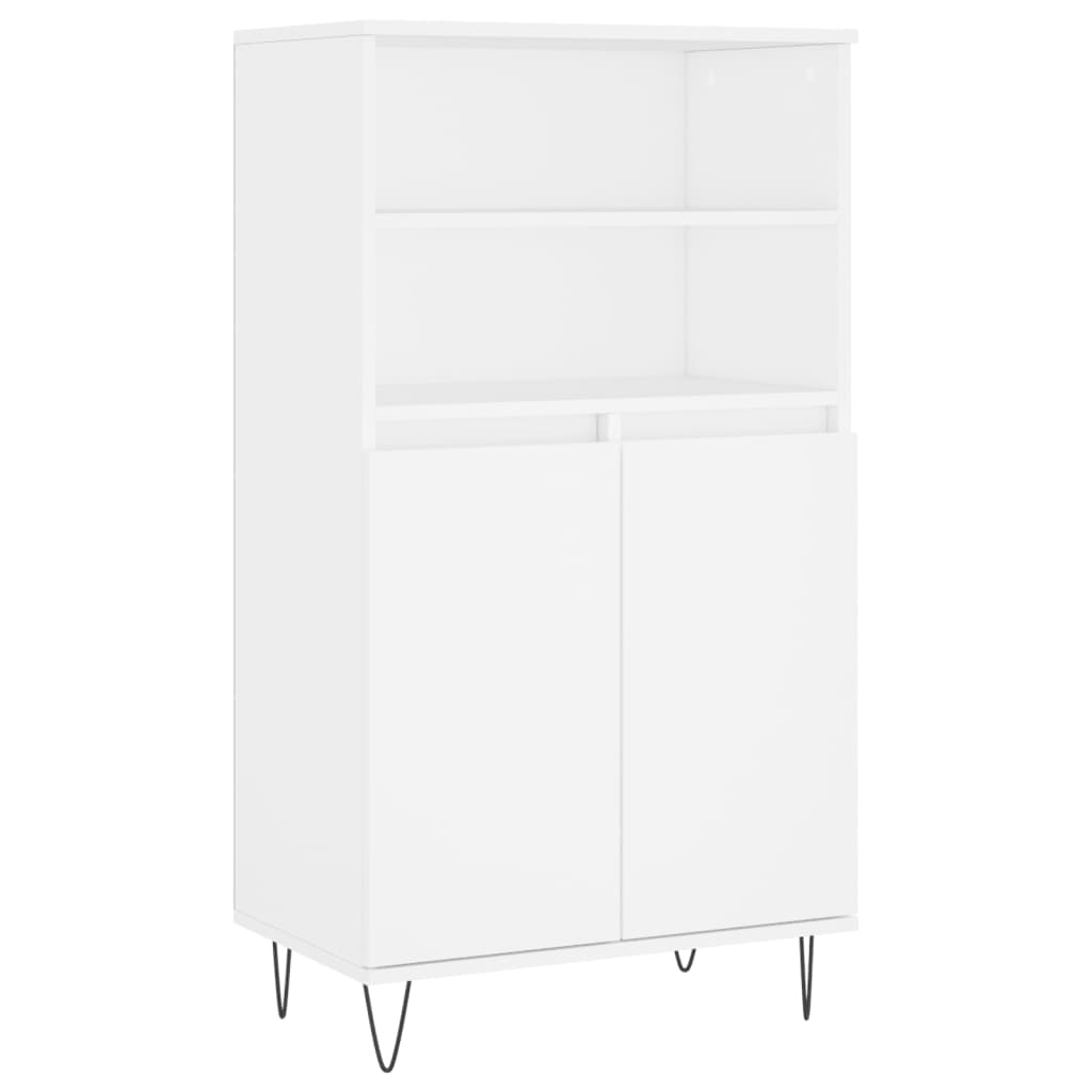 Aparador alto - Mueble de almacenamiento 60 Blanco