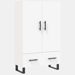 Armário alto - Bufete - Móvel de apoio 69,5x31x115 cm derivados de madeira branco pt1220