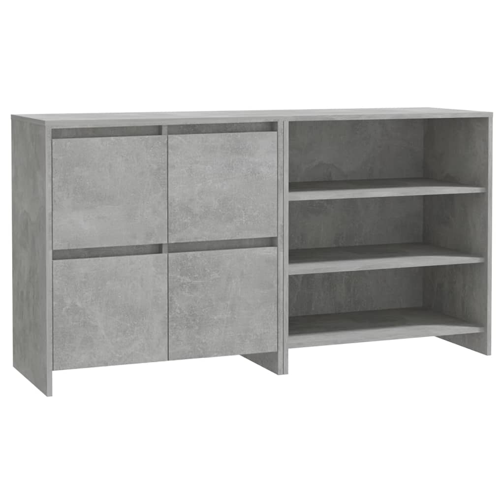Aparador - Mueble de almacenamiento 2 pcs 70 Gris
