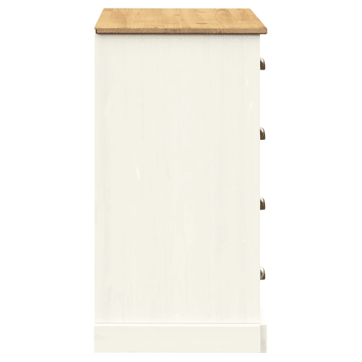 Aparador - Bufete - Móvei de apoio com gavetas VIGO 113x40x75 cm pinho maciço branco pt1843