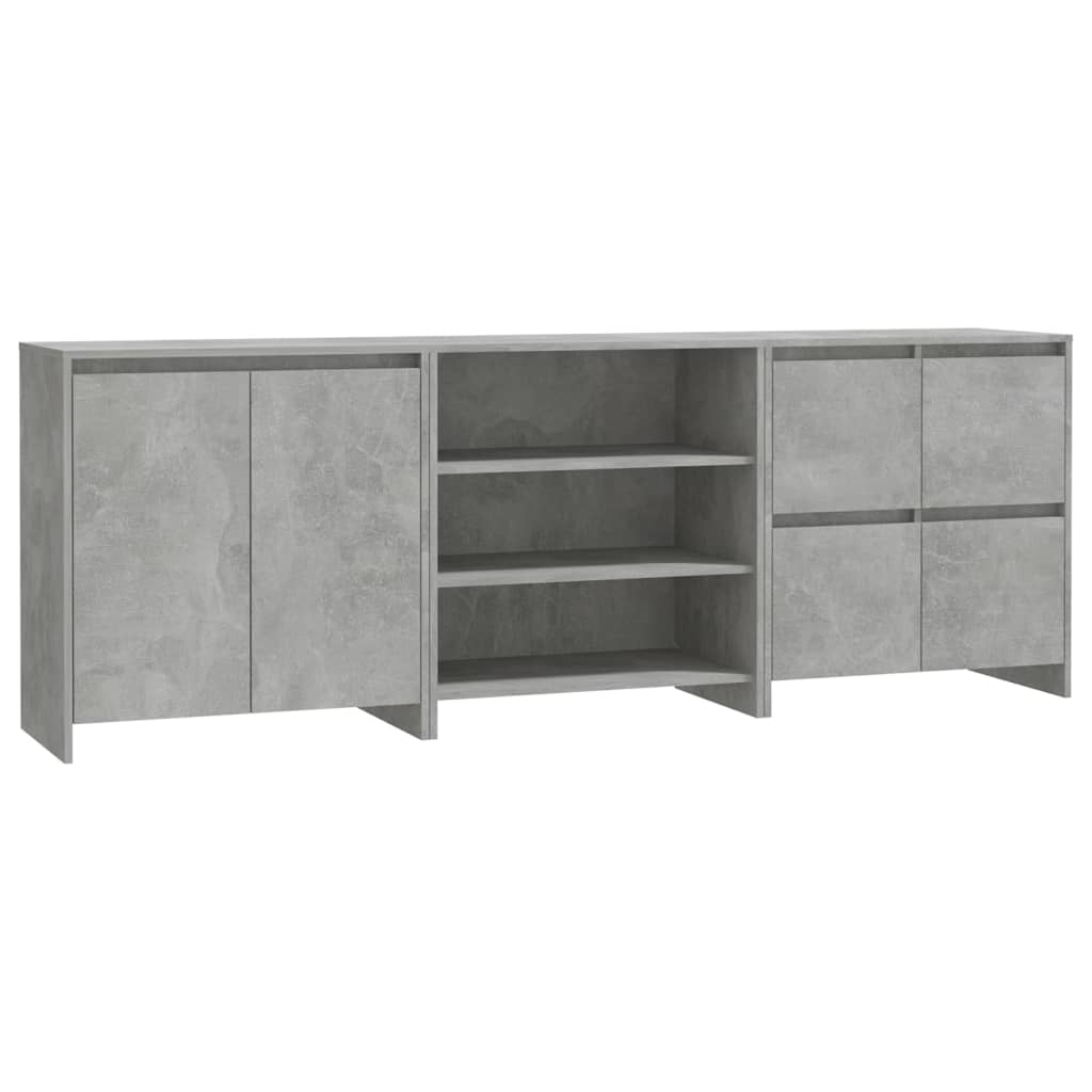 Aparador - Mueble de almacenamiento 70 Gris