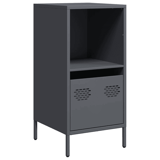 Aparador - Bufete - Móvei de apoio 35x39x73,5 cm aço laminado a frio antracite pt2265