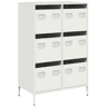Armário alto - Bufete - Móvei de apoio 68x39x101,5 cm aço branco pt90
