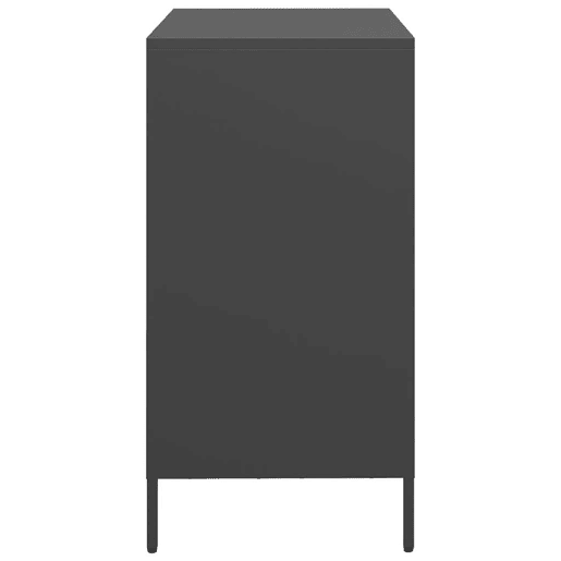 Aparador - Bufete - Móvei de apoio 68x39x73,5 cm aço laminado a frio preto pt2302