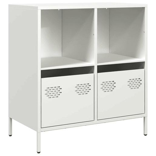 Aparador - Bufete - Móvei de apoio 68x39x73,5 cm aço laminado a frio branco pt2286