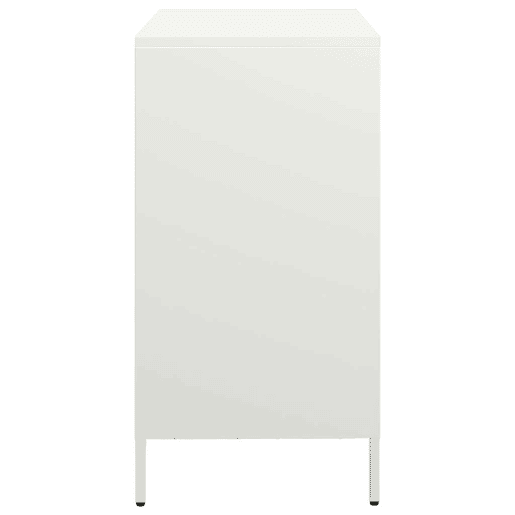 Aparador - Bufete - Móvei de apoio 68x39x73,5 cm aço laminado a frio branco pt2286