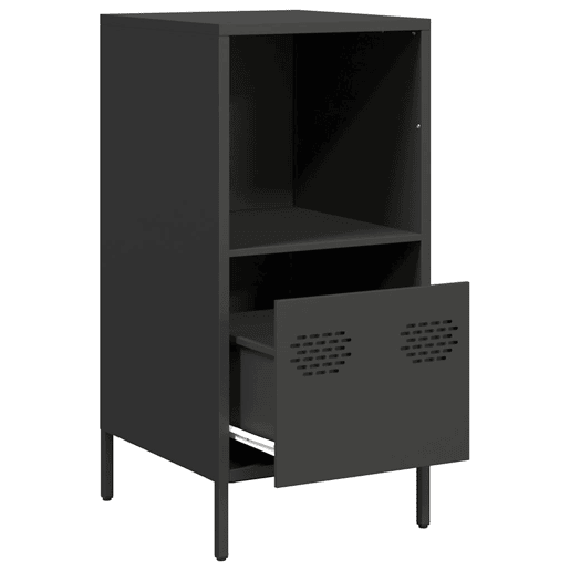 Aparador - Bufete - Móvei de apoio 35x39x73,5 cm aço laminado a frio preto pt2297