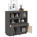 Aparador alto - Mueble de almacenamiento 100 Aparador alto - Mueble de almacenamiento 100 Gris