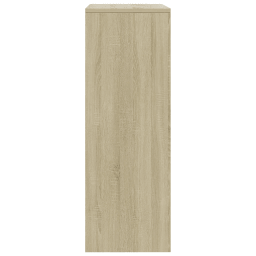 Aparador - Bufete - Móvei de apoio com 6 gavetas 50x34x96 cm contraplacado cor carvalho pt72