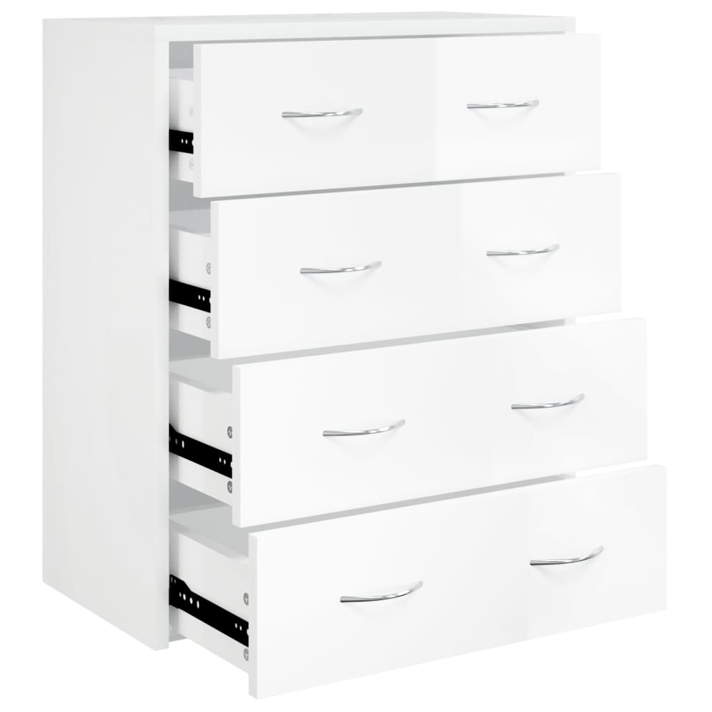 Aparador - Mueble de almacenamiento 60 Blanco Brillo