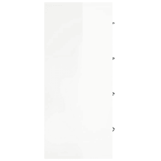 Aparador - Bufete - Móvei de apoio com 4 gavetas 60x30,5x71 cm branco brilhante pt1706