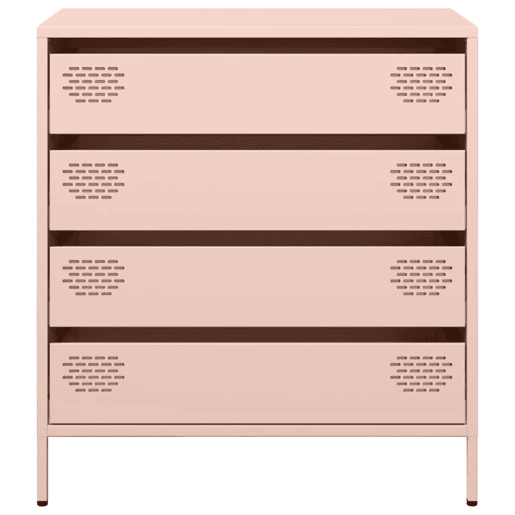 Aparador - Bufete - Móvei de apoio 68x39x73,5 cm aço laminado a frio rosa pt2315