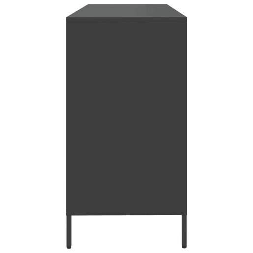 Aparador - Bufete - Móvei de apoio 135x39x73,5 cm aço laminado a frio preto pt2295