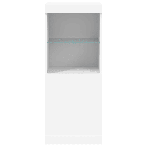 Aparador - Bufete - Móvei de apoio com luzes LED 41x37x100 cm branco pt1928