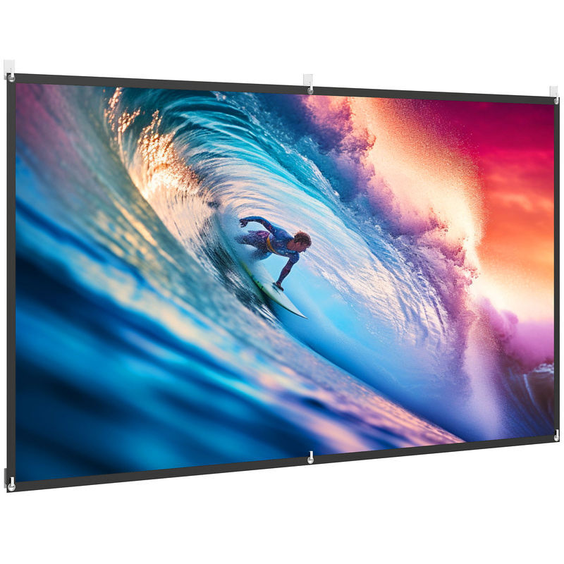 Pantalla de proyector Poliéster HOMCOM