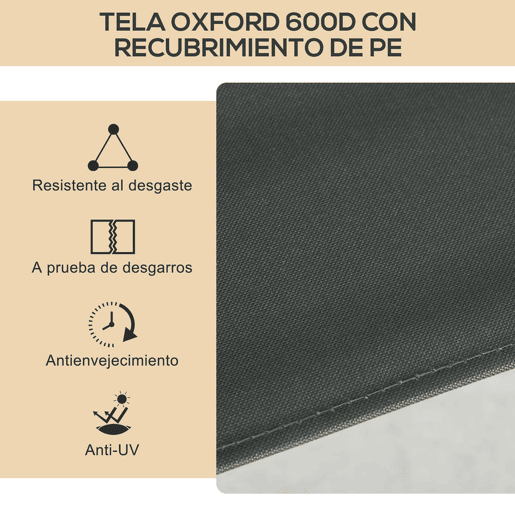 Outsunny Conjunto de 2 Cadeiras Dobráveis de Campismo, Cadeiras Portáteis com Apoios de Braço e Estrutura de Aço, Tecido Oxford 600D, Cadeira para Pesca, Jardim, Terraço, Cinzento Escuro