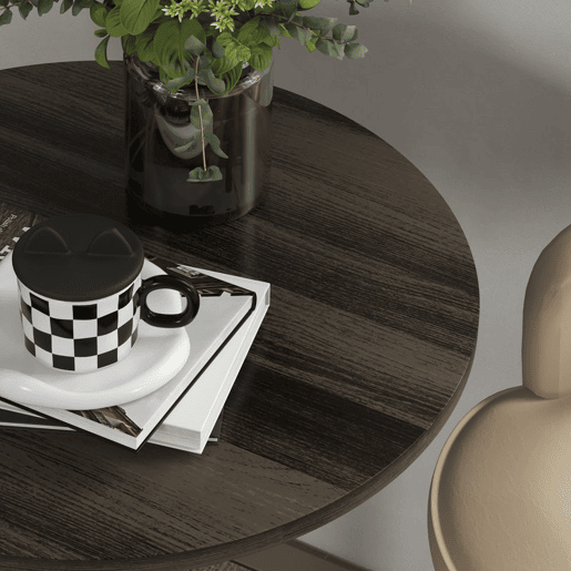 HOMCOM Mesa Alta Cozinha Mesa Alta Bar Redonda para 2 Pessoas Altura Ajustável 69-91 cm Tampo Giratório 360° Base de Aço para Sala Sala de Jantar Cozinha 60x60x91 cm Nogueira