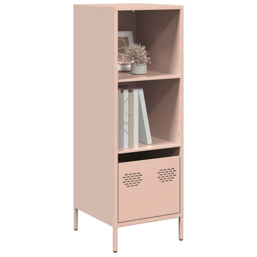 Armário alto - Bufete - Móvei de apoio 35x39x103,5 cm aço rosa pt2362