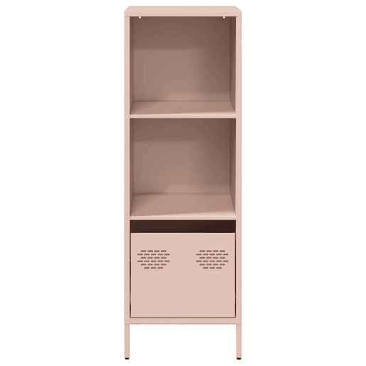 Armário alto - Bufete - Móvei de apoio 35x39x103,5 cm aço rosa pt2362