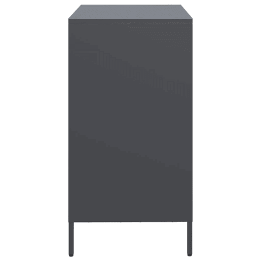 Aparador - Bufete - Móvei de apoio 68x39x73,5 cm aço laminado a frio antracite pt2270