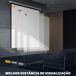Pantalla de Proyector Plástico, Metal HOMCOM Pantalla de Proyector Plástico, Metal HOMCOM Blanco