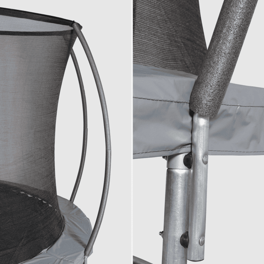 Trampolim rede interior, 350cm Cinza - 303x303x76 cm