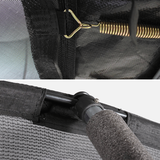 Trampolim rede interior, 350cm Cinza - 303x303x76 cm