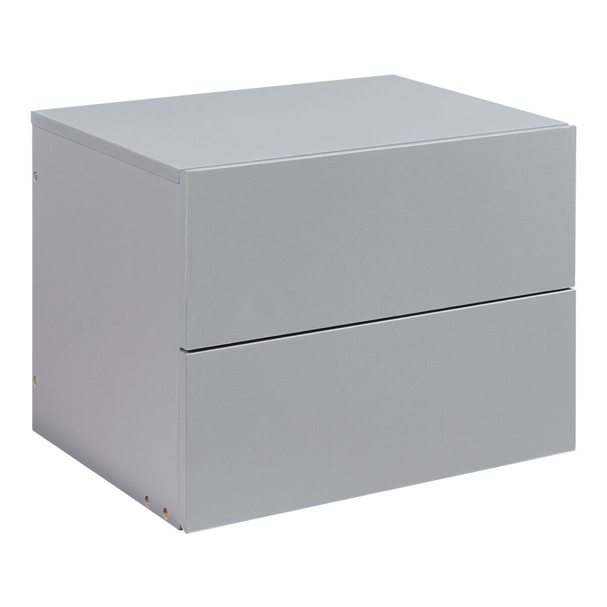 Mesa de noche flotante ampfing 40x29x30 cm - gris claro [en.casa]