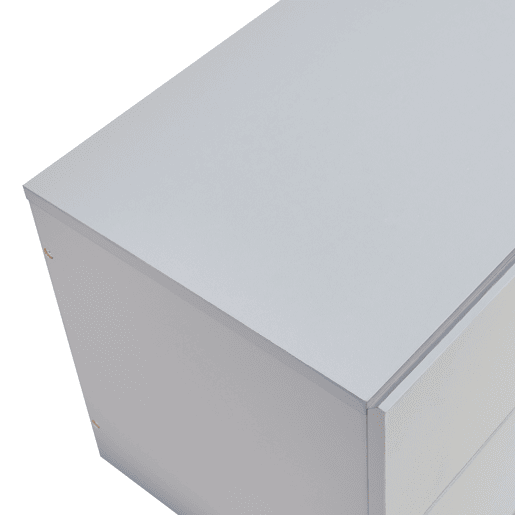 Armário de cabeceira suspenso Ampfing com 2 gavetas 40x29x30cm - Cinzento claro en.casa
