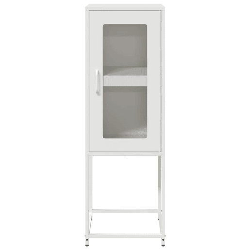 Aparador - Bufete - Móvei de apoio 36x39x107 cm aço laminado a frio branco pt2281