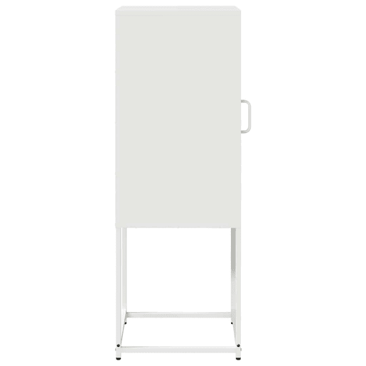 Aparador - Bufete - Móvei de apoio 36x39x107 cm aço laminado a frio branco pt2281