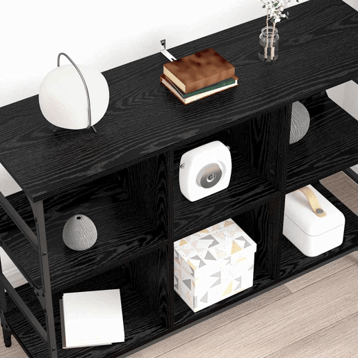Bufete - Móvei de apoio Carvalho Preto 102 x 32 x 73,5 cm pt4952 Bufete - Móvei de apoio Carvalho Preto 102 x 32 x 73,5 cm pt4952