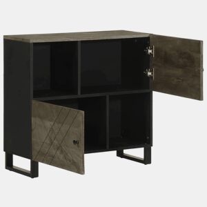 Aparador - Bufete - Móvei de apoio 80x33x75 cm madeira maciça manga preto pt4808