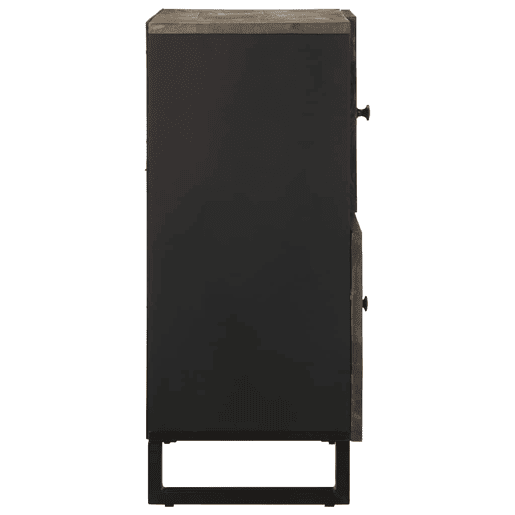 Aparador - Bufete - Móvei de apoio 80x33x75 cm madeira maciça manga preto pt4808 Aparador - Bufete - Móvei de apoio 80x33x75 cm madeira maciça manga preto pt4808