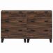 Aparador - Mueble de almacenamiento 2 pcs 60 Aparador - Mueble de almacenamiento 2 pcs 60 Marrón