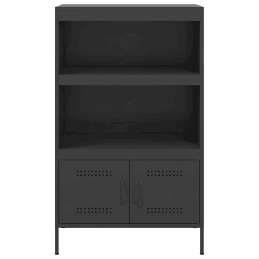 Aparador - Bufete - Móvei de apoio alto 68x39x113 cm aço preto pt2348