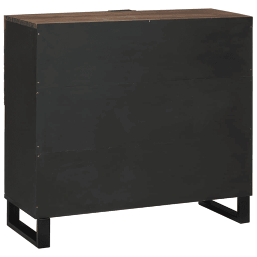 Bufete - Móvei de apoio Castanho 80 x 33 x 75 cm Madeira de mangueira maciça pt4772