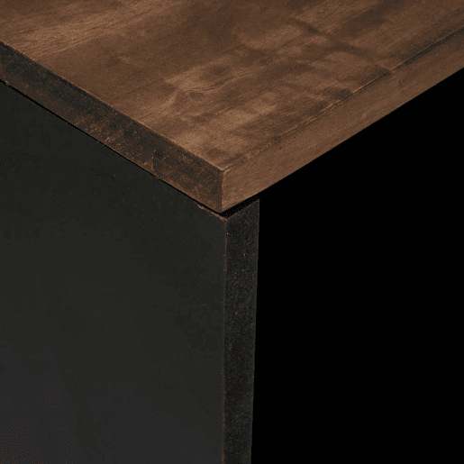 Bufete - Móvei de apoio Castanho 80 x 33 x 75 cm Madeira de mangueira maciça pt4772
