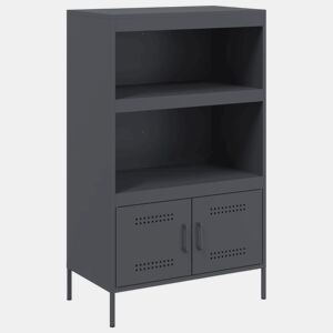 Aparador - Bufete - Móvei de apoio alto 68x39x113 cm aço antracite pt2250