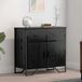 Aparador - Mueble de almacenamiento 79 Aparador - Mueble de almacenamiento 79 Negro/ Madera